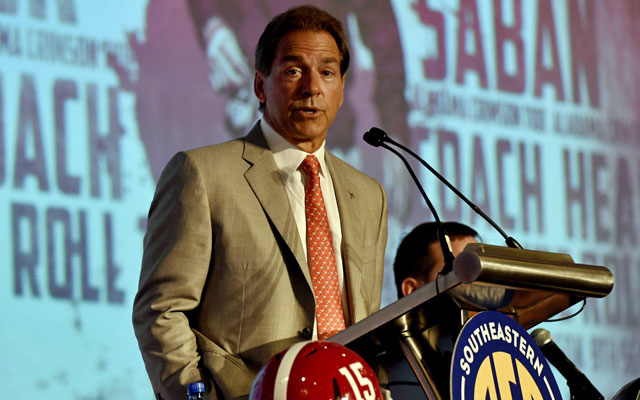 Nick Saban won't discuss the unauthorized biography