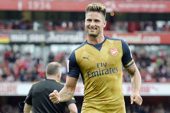 Olivier Giroud has netted forty-one times for the Gunners in the Premier League