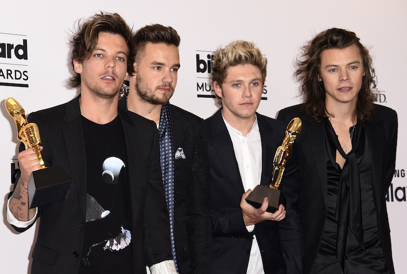 Louis Tomlinson Liam Payne Niall Horan and Harry Styles of boy band One Direction. The group will split up for around a year but members say they will reunite ‘at some time in the future’. – AFP  Relaxnews pic