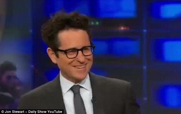 Ouch J.J. Abrams revealed on Thursday's episode of The Daily Show that he had broken his back while working on Star Wars The Force Awakens