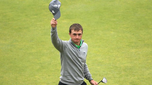 Paul Dunne is seven strokes off the lead at Olympia Fields