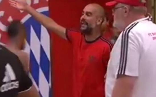 Pep Guardiola was involved in a furious tunnel row with Nigel de Jong