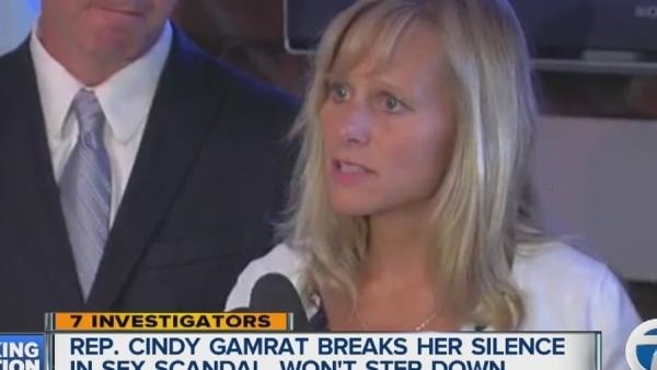 State Representative Cindy Gamrat has broken her silence apologizing by saying she will not resign