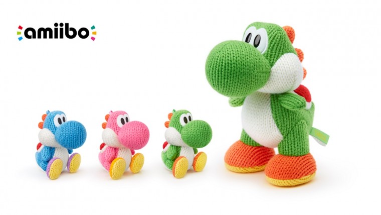 Mega Yarn Yoshi Amiibo