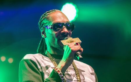 Rapper Snoop Dogg performs in Uppsala Sweden