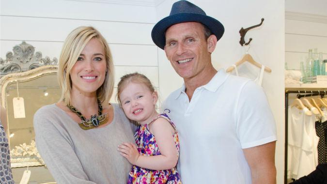 Real Housewives of New York's Kristen Taekman with daughter Kingsley and husband Josh Taekman	 AP Images