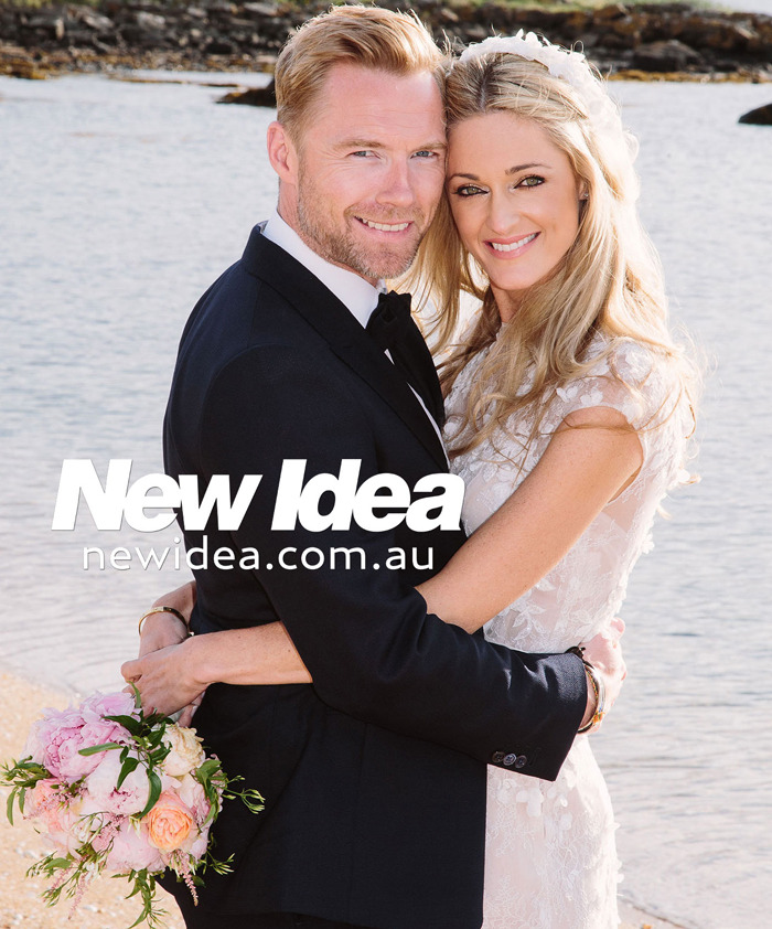 Ronan and his beautiful bride Storm in next week's New Idea