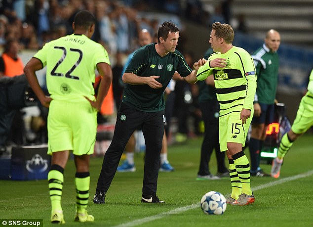 Ronny Deila accused his players of being scared during their Champions League defeat by Malmo