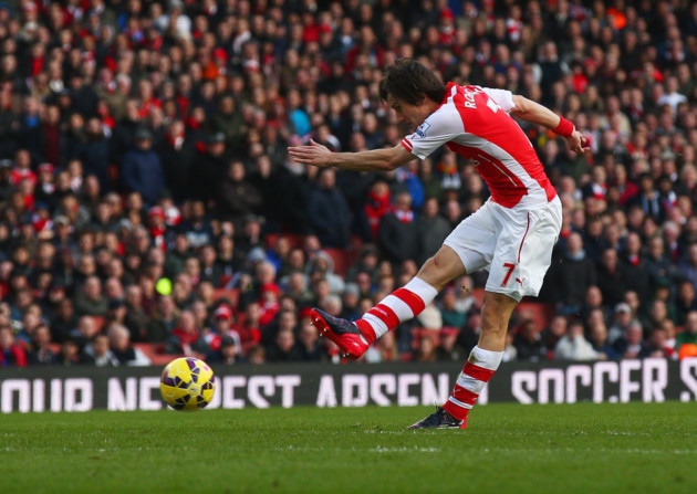 Tomas Rosicky of Arsenal