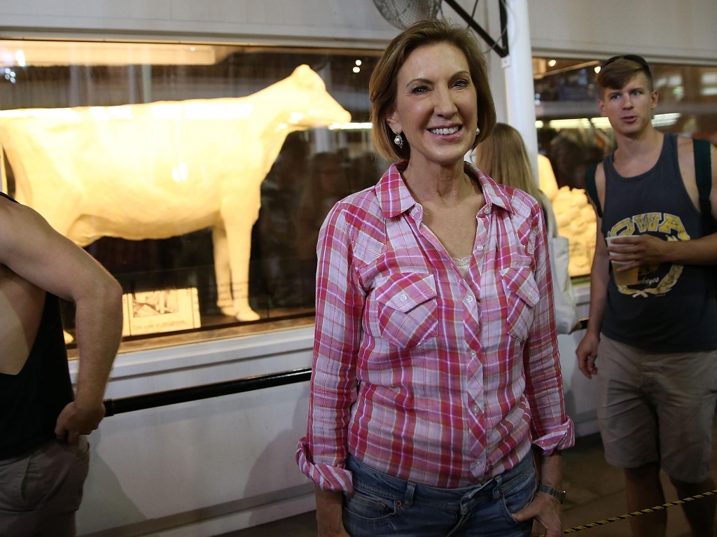 Carly Fiorina says fundraising efforts are looking up