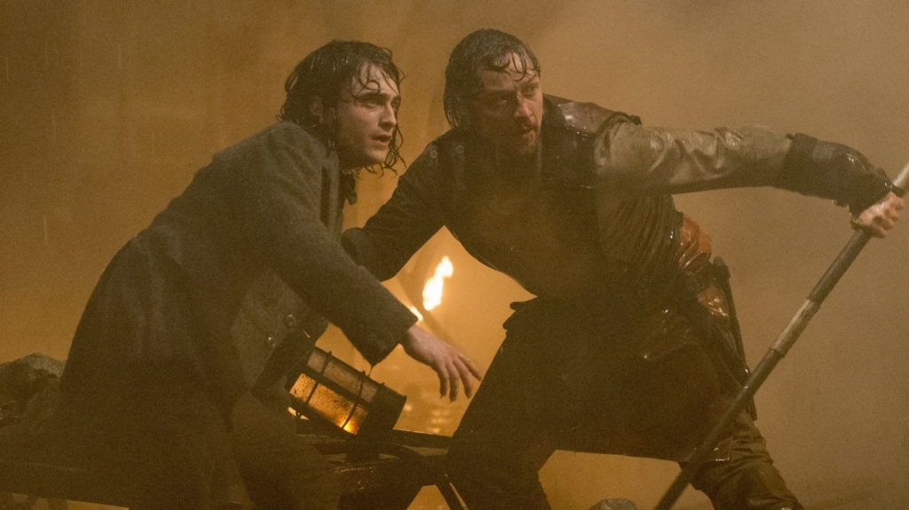 See Daniel Radcliffe and James Mc Avoy in the new Victor Frankenstein trailer