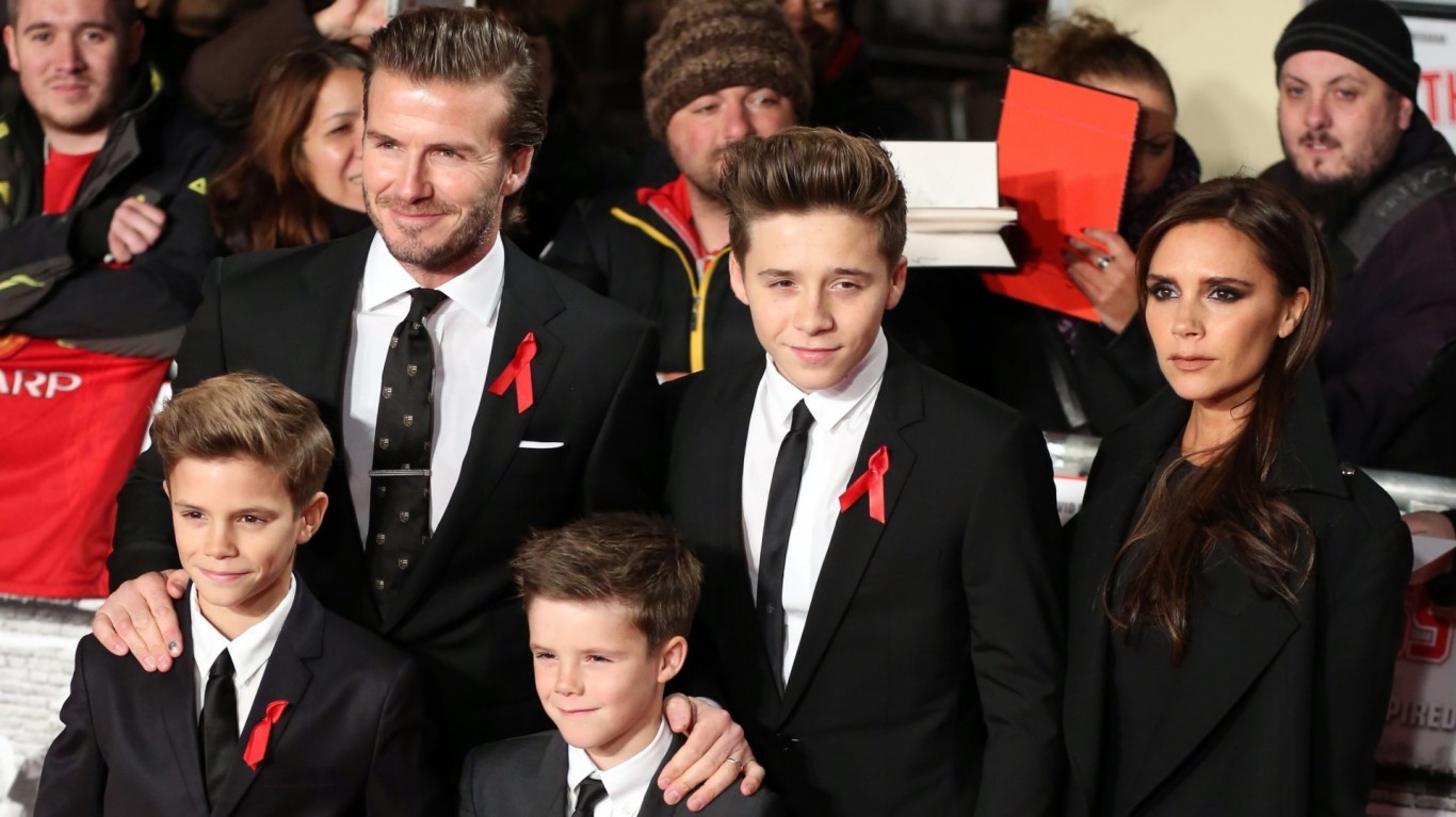 See photos of David Beckham and his family at Disneyland