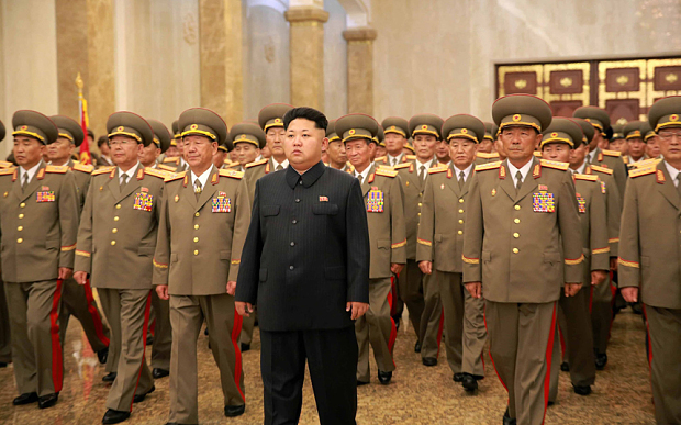 North Korean leader Kim Jon Un visiting the Kumsusan Palace of the Sun in Pyongyang to pay tribute to late leaders Kim Il Sung and Kim Jong-Il and to commemorate the 62nd anniversary of the ending of the fight at Korean War