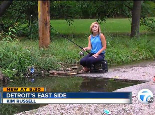 Gone fishin' in Michigan: Sinkhole turned into fishing hole by Detroit