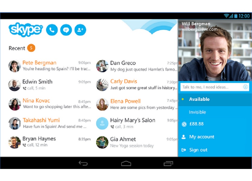 Skype for Android