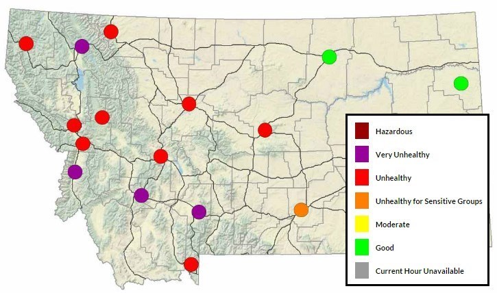 Statewide air quality advisory issued