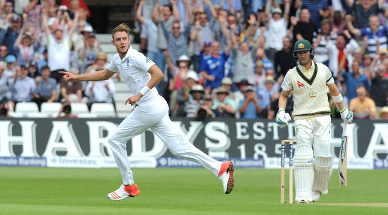 Stuart Broad's fiery spell has put England in the driving seat