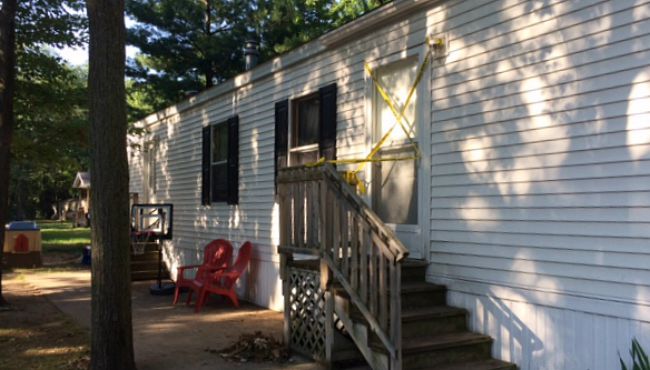 The Grand Traverse County home where the Mendenhall family was found dead