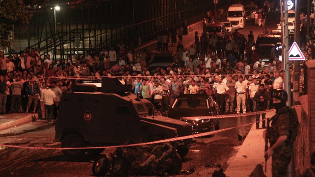 The blast happened in the Sultanbeyli neighbourhood in Istanbul