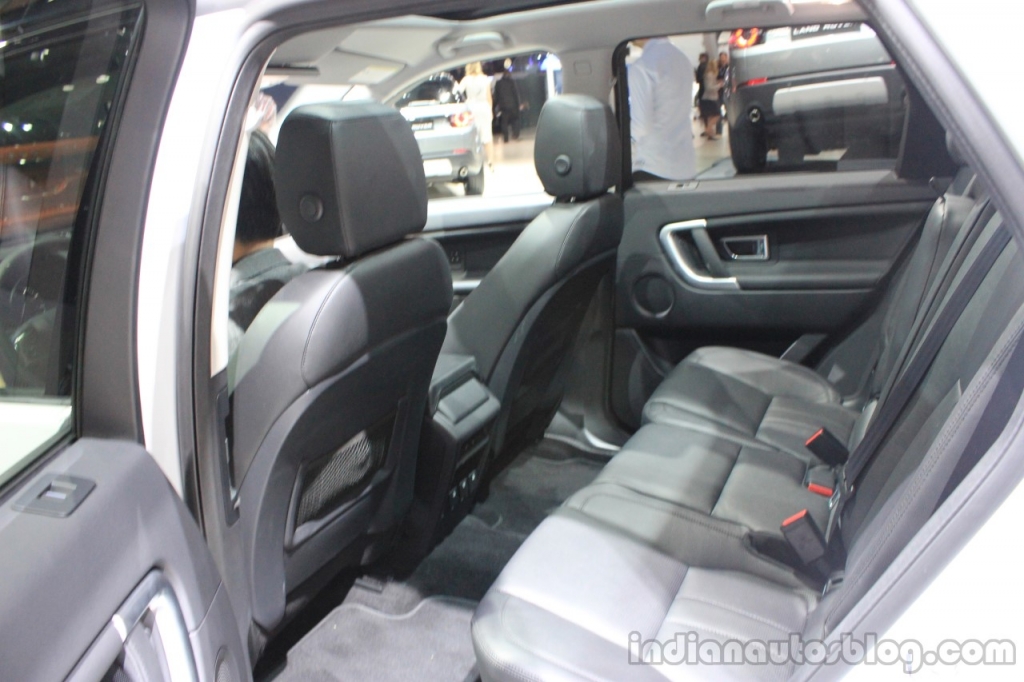 Land Rover Discovery Sport rear seat at the 2014 Los Angeles Auto Show