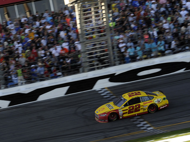 The win is Logano’s first since ’s Daytona