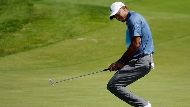 Tiger Woods missed the cut at the PGA Championship on Saturday. It was the former world No. 1 golfer's third straight missed cut at a major. Woods who failed to advance after 36 holes at the U.S. Open in June and at last month's British Open exi