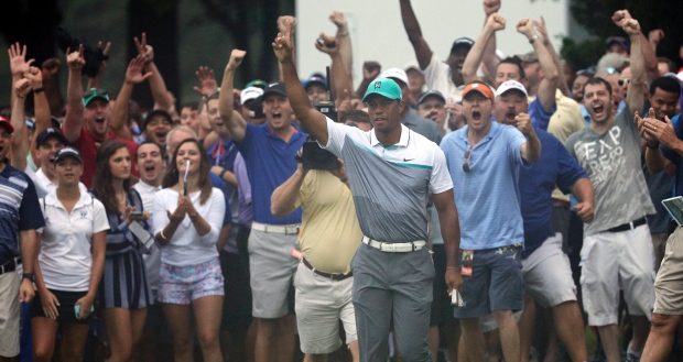 Tiger Woods&#39 good day at Wyndham Championship