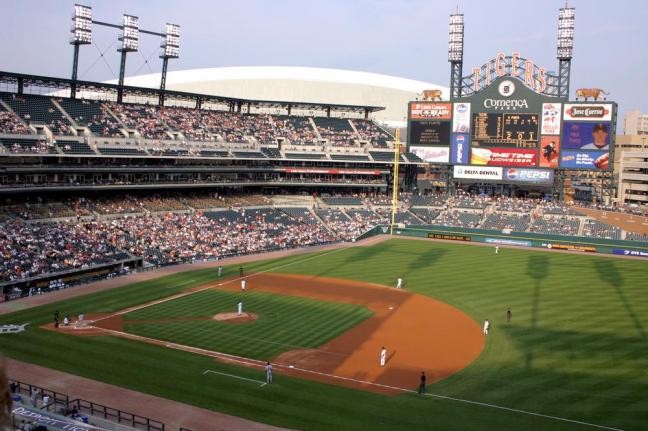 Simon throws 1-hitter, Tigers beat Rangers 4-0