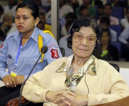 Khmer Rouge female leader dies, UN-backed court says