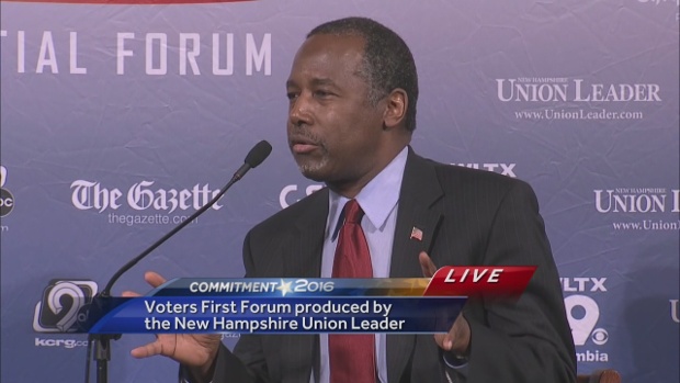 Voters First Forum Ben Carson on naming a Supreme Court justice message to voters