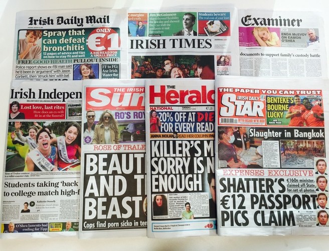 Tuesday's Front Pages- August 18th 2015