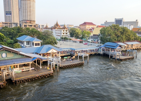 Tuesday's attack targeted Sathorn Pier