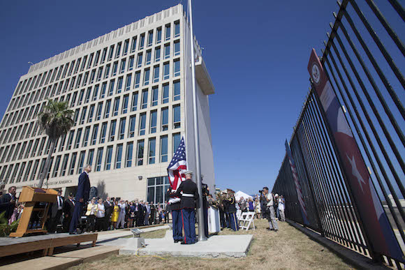 In another symbol of thawing ties, Kerry to raise U.S. flag at restored Havana