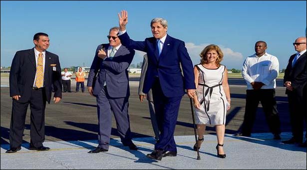 Kerry in Havana for banner day in US-Cuba relations