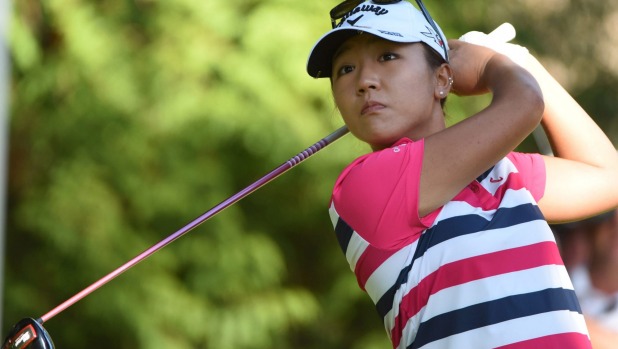 New Zealand's Lydia Ko on the way to a second round of 68 at the Canadian Open in Vancouver