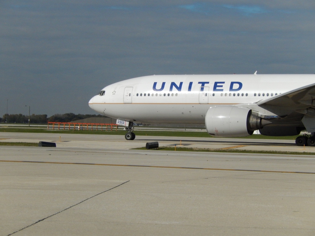 United Airlines at Chicago O'hare International Airport