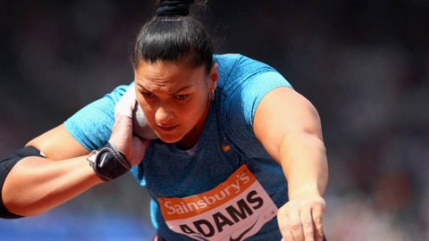 Valerie Adams finished fourth in Stockholm