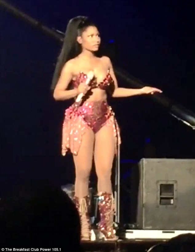 Hitting out Nicki Minaj addressed claims from her ex that he had ghostwritten a few of her biggest hits during her concert in Toronto on Tuesday night