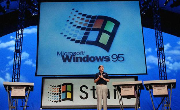 Microsoft Windows 95 launch