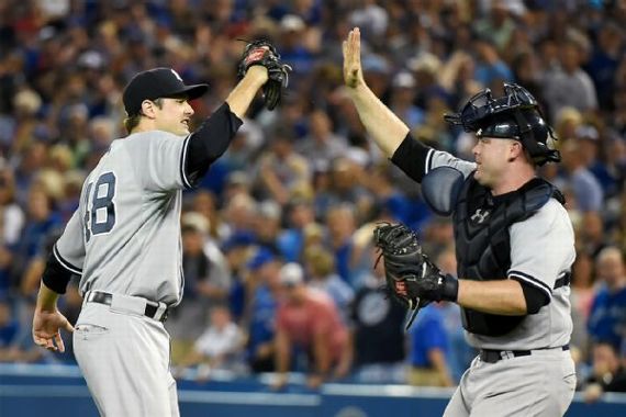 Yankees retake top position by ending Blue Jays win streak

 0