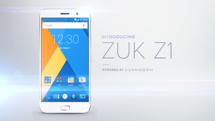 ZUK Z1 will run Cyanogen OS 12.1 when it launches internationally