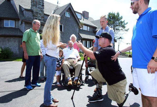 Wounded veteran invited to Bush compound for marriage proposal