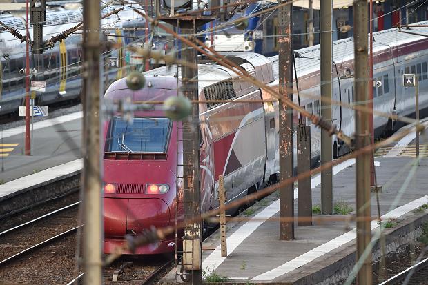 Thalys train at Arras station