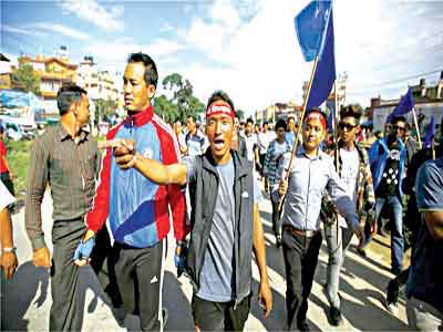 Nepal tables new draft charter despite protests