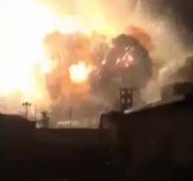 A huge blast has ripped through a Chinese city following a chemical factory explosion in the eastern Chinese province of Shandong this evening