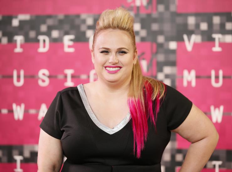 Actress Rebel Wilson arrives at the 2015 MTV Video Music Awards in Los Angeles California