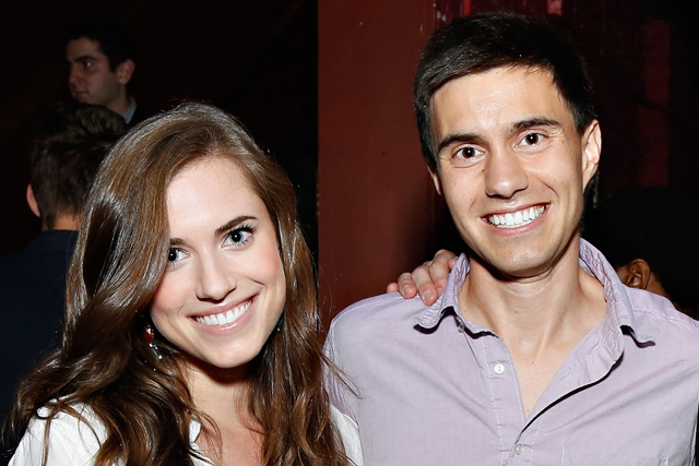 Allison Williams and Ricky Van Veen