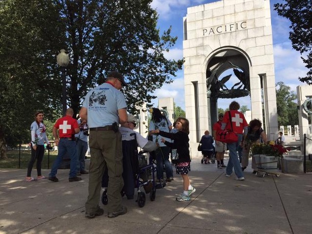 Area veteran on Honor Flight