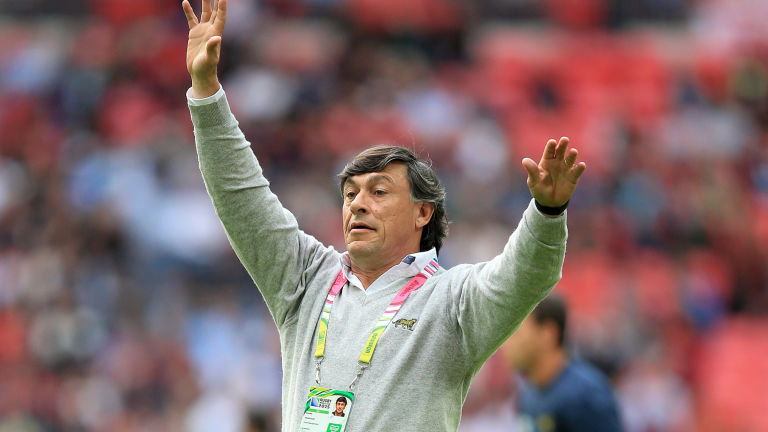 Argentina head coach Daniel Hourcade saw his side beat Georgia