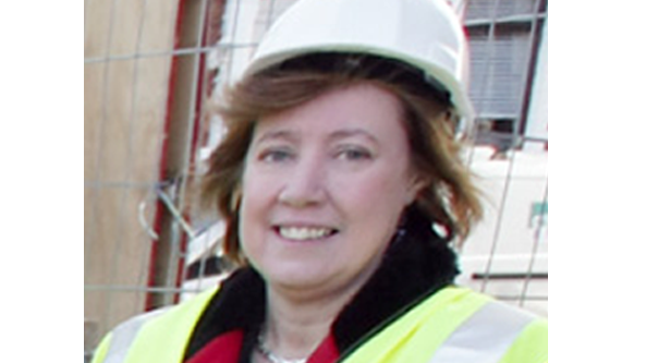 As the Permanent Secretary of DCAL Rosalie Flanagan was on the Falls Road for the beginning of work on the new Cultúrlann extension in 2010